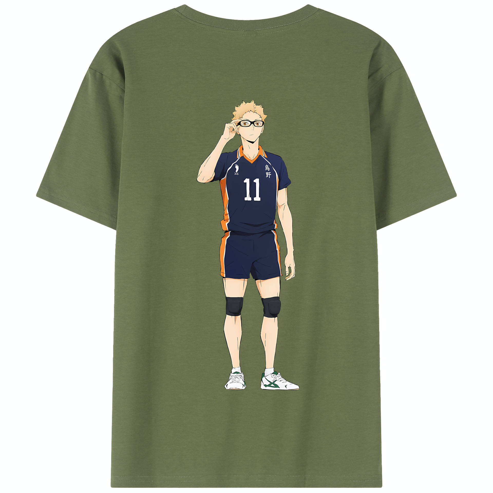 （画像用） ハイキュー!! Haikyu!! 綿100％半袖Tシャツ（背面プリント）